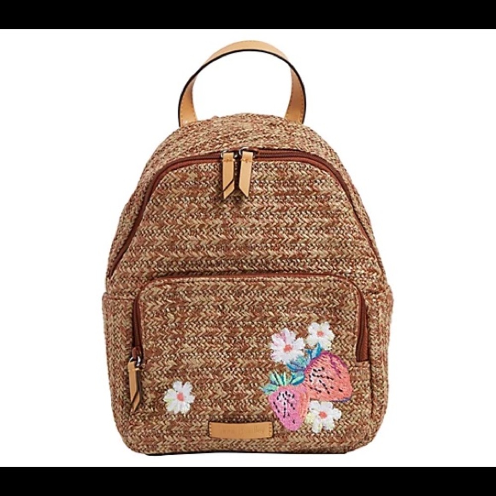 Vera Bradley Straw Backpack